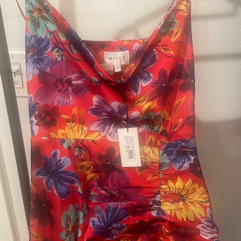 Milly Res Floral dress, size 2